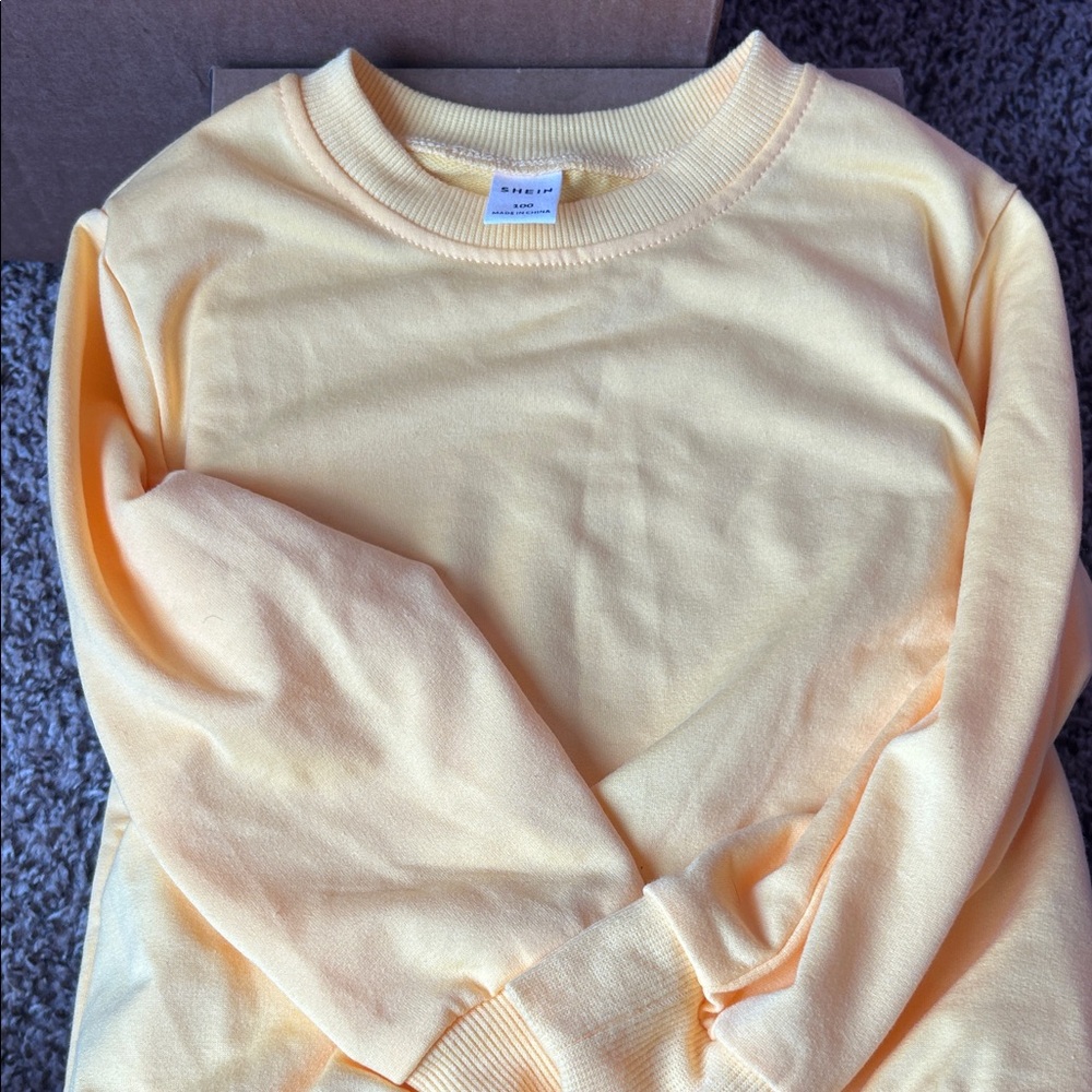 Gildan Soft Yellow Crewneck Sweater